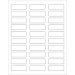WL-6950 address label template vector drawing